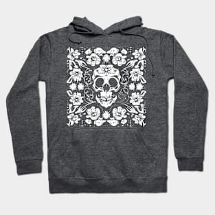 #SkullLove Skull Flowers Hoodie